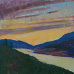 Alex FowlerMontenegro Sunset, Yellow Seaoil on canvas10 x 10 inches
