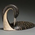 Stephen HendersonPreening Diverhand-carved & painted wood16 x 9 x 8.5 inches